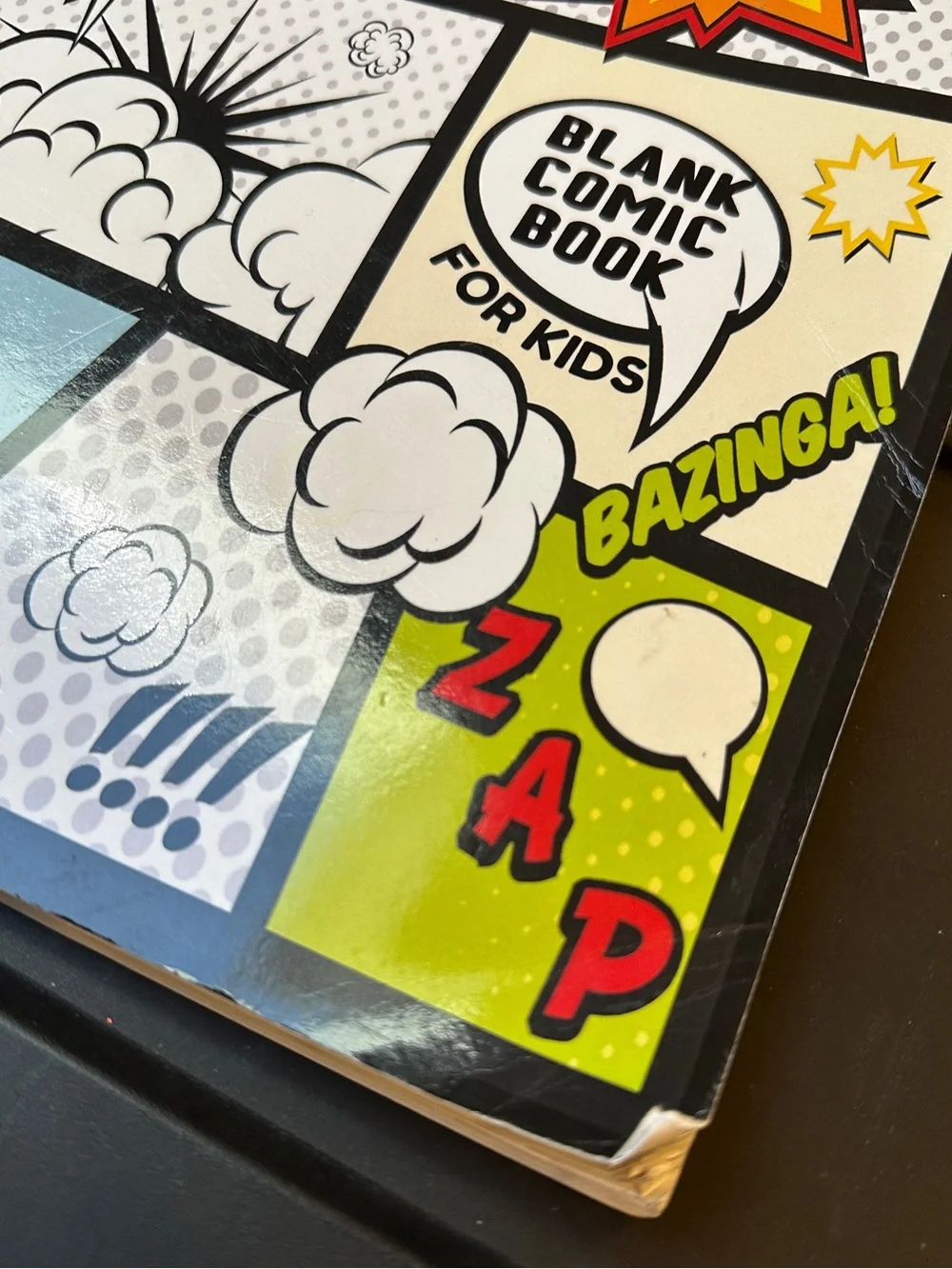 Blank Comic Book - Kids - Colorful Pop Art Creative Writing Homeschool READ DESC
